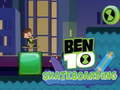 Гульня Ben 10 Skateboarding