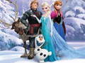 Гульня Frozen Jigsaw Puzzle Planet