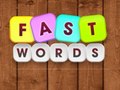 Гульня Fast Words