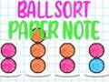Гульня Ball Sort Paper Note
