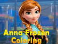 Гульня Anna Frozen Coloring