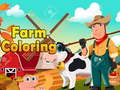 Гульня Farm Coloring