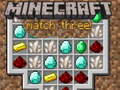 Гульня Minecraft Match Three