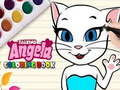 Гульня Talking Angela Coloring Book