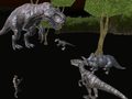 Гульня Midnight Multiplayer Dinosaur Hunt
