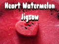 Гульня Heart Watermelon Jigsaw