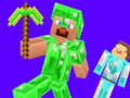 Гульня Creeper vs Enderman from minecraft