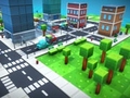 Гульня Pixel City Runner 3D