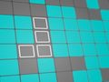 Гульня Turquoise Blocks