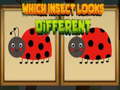 Гульня Which Insect Looks Different