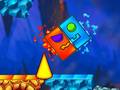 Гульня Geometry Neon Dash Rainbow