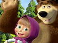 Гульня Masha and the Bear Jigsaw Puzzle