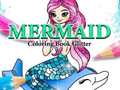Гульня Mermaid Coloring Book Glitter