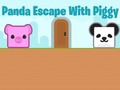 Гульня Panda Escape With Piggy