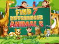 Гульня Find 7 Differences Animals