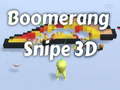 Гульня Boomerang Snipe 3D