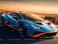 Гульня Lamborghini Huracan STO Puzzle
