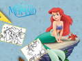Гульня The Little Mermaid Coloring Book