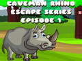 Гульня Caveman Rhino Escape Series Episode 1