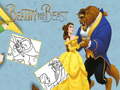 Гульня Beauty & the Beast Coloring Book