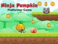 Гульня Ninja Pumpkin Platformer Game