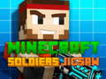 Гульня Minecraft Soldiers Jigsaw