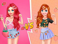 Гульня Princesses Fruity Print Fun Challenge