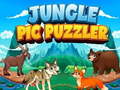Гульня Jungle Pic Puzzler