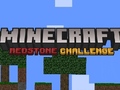 Гульня Minecraft Redstone Challenge