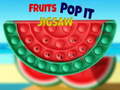 Гульня Fruits Pop It Jigsaw
