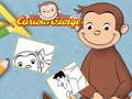 Гульня Curious George Coloring Book