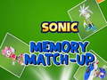 Гульня Sonic Memory Match Up