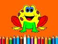 Гульня Back To School: Frog Coloring Book