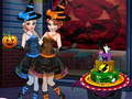 Гульня Halloween dress up game