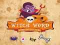 Гульня Witch Word Halloween Puzzel Game