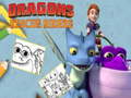 Гульня Dragon Rescue Riders Coloring Book
