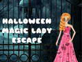 Гульня Halloween Magic Lady Escape