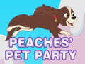 Гульня Peaches' pet party