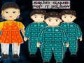 Гульня Squid Game Pop It Jigsaw