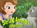 Гульня Sofia And Animals Jigsaw Puzzle