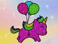 Гульня Coloring Book Glittered Unicorns