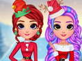 Гульня Rainbow Girls Christmas Outfits