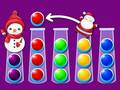 Гульня Ball Sort Xmas