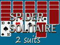 Гульня Spider Solitaire 2 Suits