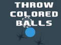 Гульня Throw Colored Balls