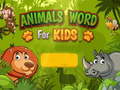 Гульня Animals Word for kids