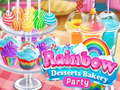 Гульня Rainbow Desserts Bakery Party