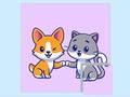 Гульня Cats and Dogs Puzzle