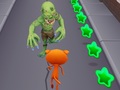 Гульня Angry Cat Run Zombies Alley