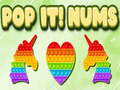 Гульня Pop It! Nums 